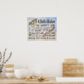 Ein Sloth's Wisdom Motivierend Quotes - 20x16 Post Poster (Küche)