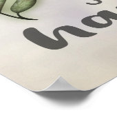 Ein Sloth's Wisdom Motivierend Quotes 36x24 Poster (Ecke)