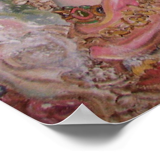 Ein smaragdgrüner Engel. Poster (Ecke)