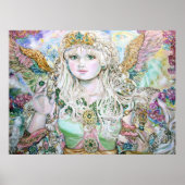 Ein smaragdgrüner Engel. Poster (Vorne)