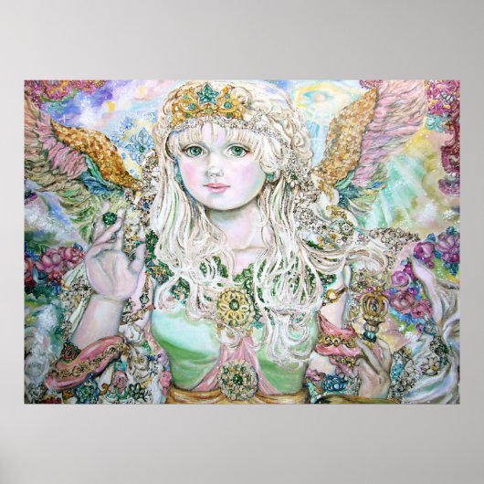 Ein smaragdgrüner Engel. Poster (Vorne)