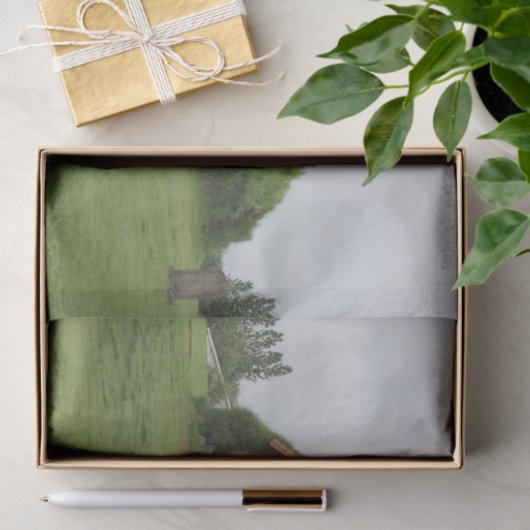 Ein Smaragdverzauberter Stall in einem Smaragdfeld Seidenpapier (Geschenk)