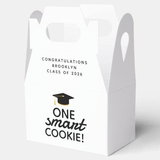 Ein Smart Cookie-Abschluss Geschenkschachtel (Geöffnet)