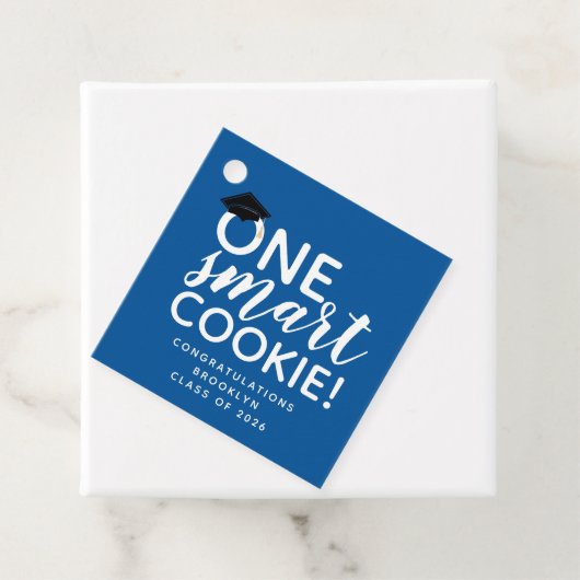 Ein Smart Cookie Blue Abschluss Geschenkanhänger (Beispiel)