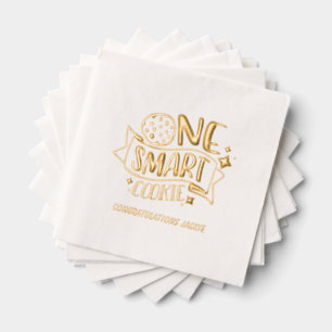 Ein Smart Cookie Gold Foil Abschluss Napkins Servietten Mit Folie