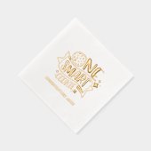Ein Smart Cookie Gold Foil Abschluss Napkins Servietten Mit Folie (Rechts)