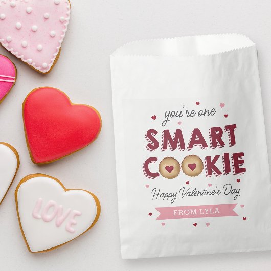 Ein Smart Cookie-Klassenzimmer Valentinstag Geschenktütchen