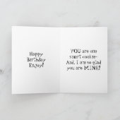 EIN SMART COOKIE SISTER BIRTHTAG KARTE (Innenseite)