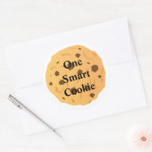 Ein Smart-Cookie-Sticker Runder Aufkleber (Umschlag)