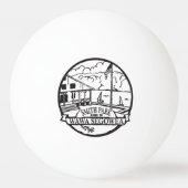 Ein Smith-Park Ping pong Ball! Tischtennisball (Rückseite)