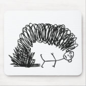 Ein smokey Zeichnen Mousepad (Vorne)