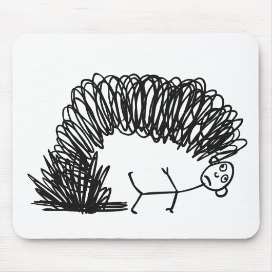 Ein smokey Zeichnen Mousepad (Vorne)