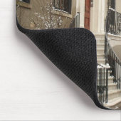 Ein snowy-Tag auf der oberen Ostseite Mousepad (Ecke)