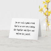 Ein so guter Freund Karte (Gelbe Blume)