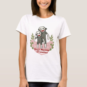 Ein Socken-Affen-Oma-T-Shirt T-Shirt