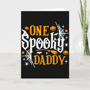 Ein Soky Daddy Lustiges Halloween Familien-Matchin Karte