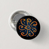 Ein Solarmuster Button (Vorne & Hinten)