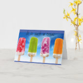 EIN SOLCHER **LECKEREI***, DER MIT "DICH" EINEN GE KARTE (Gelbe Blume)