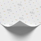 Ein solcher Stier (Retro-Farben) Geschenkpapier (Ecke)