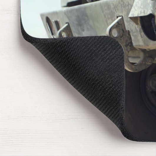 Ein Soldat bietet Sicherheit für Marines Mousepad (Ecke)