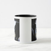 Ein Soldat führt einen Sprung mit statischer Linie Tasse (Zentrum)