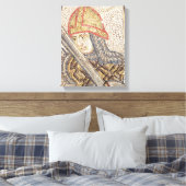 Ein Soldat mit einem Schwert Leinwanddruck (Insitu (Schlafzimmer))