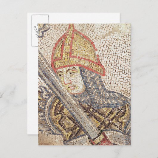 Ein Soldat mit einem Schwert Postkarte (Vorne/Hinten)