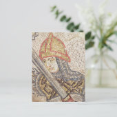 Ein Soldat mit einem Schwert Postkarte (Stehend Vorderseite)