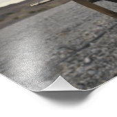 Ein Soldat schaut hinein, um auf ein Ziel zu feuer Fotodruck (Ecke)