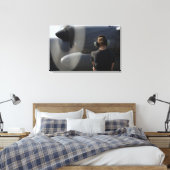 Ein Soldat überwacht die Performance Leinwanddruck (Insitu (Schlafzimmer))