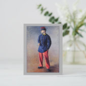 Ein Soldat von Gustave Caillebotte Fine Art Postkarte (Stehend Vorderseite)
