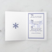 Ein Soldat-Weihnachtssegen Feiertagskarte (Innenseite)