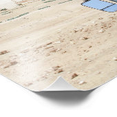 Ein Soldat weist einen irakischen Soldaten an Fotodruck (Ecke)