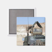 Ein Soldat weist einen irakischen Soldaten an Magnet (Vorderseite/Rückseite)