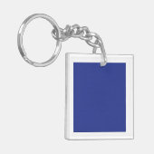 Ein solider blauer Hintergrund ohne sichtbares Ele Schlüsselanhänger (Vorderseite links)