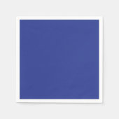 Ein solider blauer Hintergrund ohne sichtbares Ele Serviette (Vorderseite)