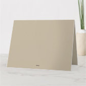 Ein solider brauner Hintergrund mit einem glatten, Karte (Rückseite)