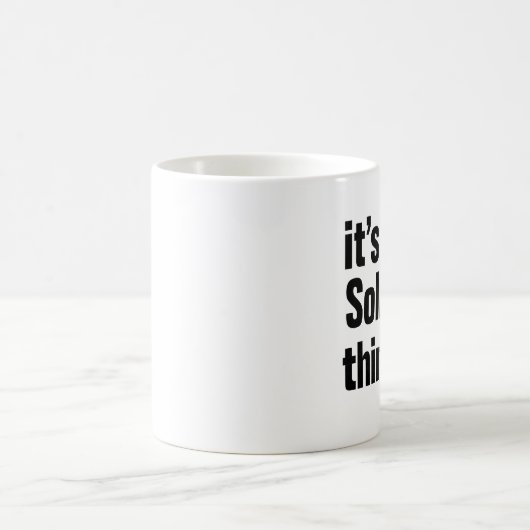 ein solides Ding Kaffeetasse (Mittel)