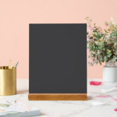 Ein solides dunkelblaues Bild ohne Merkmale oder F Acrylschild (Hochzeit)