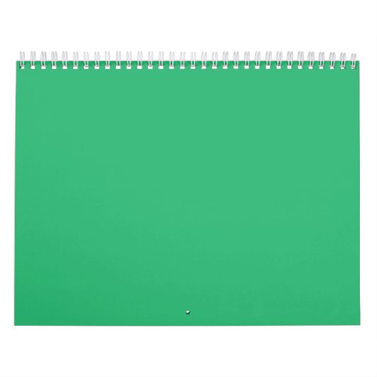 Ein solides grünes Quadrat auf weißem Grund Kalender (Titelbild)