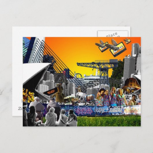 Ein Sommer in Sydney Postkarte (Vorne/Hinten)