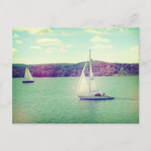 Ein Sommer-Segelabenteuer Postkarte