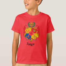 Ein Sommer T - Shirt für einen Jungen Tonga oder