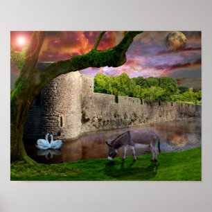 Ein Sommerabend im Traum Poster