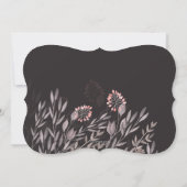 Ein Sommerabend-Traum Hochzeitsessen Probe Einladung (Rückseite)