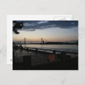 Ein Sommerblick in Savannah Georgia Postkarte (Vorne/Hinten)