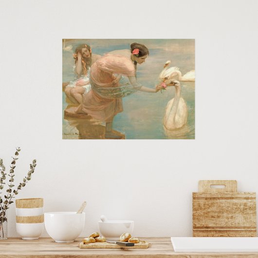 Ein Sommermorgen Poster (Küche)