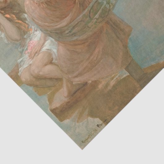 Ein Sommermorgen | Rupert Bunny Seidenpapier (Ausschnitt)