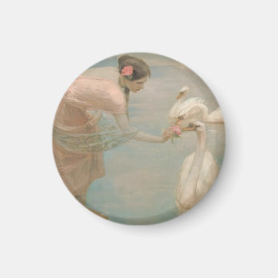 Ein Sommermorgen von Rupert Bunny (1897) Magnet
