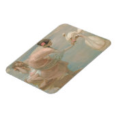 Ein Sommermorgen von Rupert Bunny (1897) Magnet (Linke Seite)